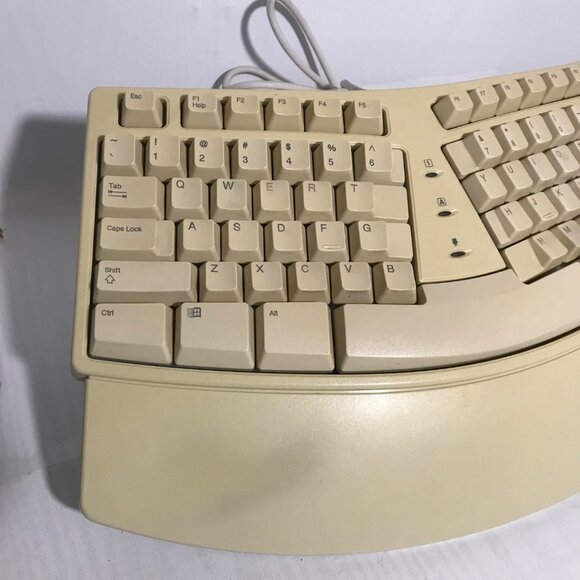 Microsoft Natural Keyboard Elite X03-51764 Ergonomic Wired Keyboard PS/2 Vintage - Picture 9 of 9